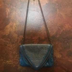 Matt & Nat Blue Vegan Leather Crossbody Bag